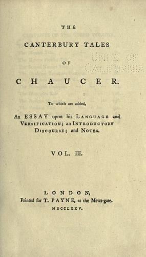 Peter Ackroyd, Geoffrey Chaucer, John E. Cunningham, Ted Stearn, V. A. Kolve, Glending Olson: The Canterbury Tales