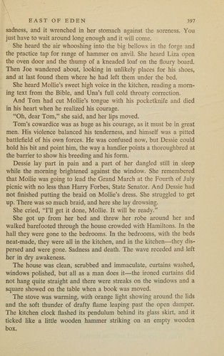 John Steinbeck: East of Eden (1952, Viking Press)