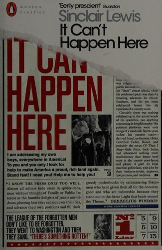 Sinclair Lewis: It Can't Happen Here (Paperback, 2017, Penguin Books)