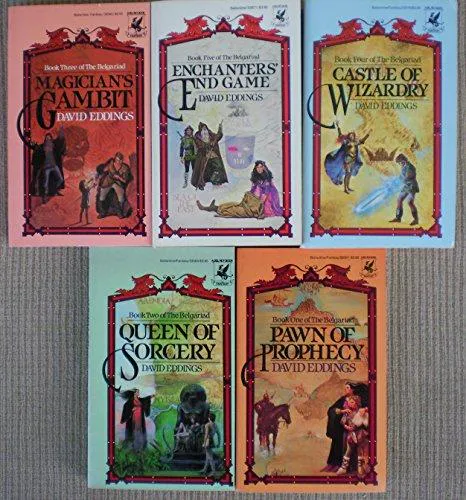 David Eddings: The Belgariad Boxed Set: Pawn of Prophecy / Queen of Sorcery / Magician's Gambit / Castle of Wizardry / Enchanters' End Game (The Belgariad, #1-5) (1656)