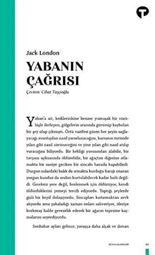 Jack London: Yabanın Çağrısı (Turkish language, 2018)